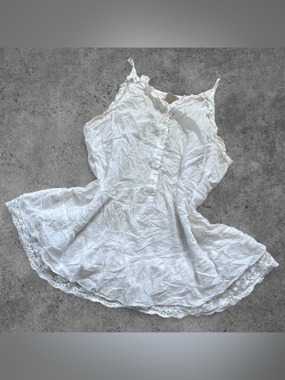 White Cotton Fairy Top
